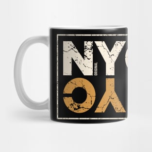 Nyc original with grunge effect. Mug